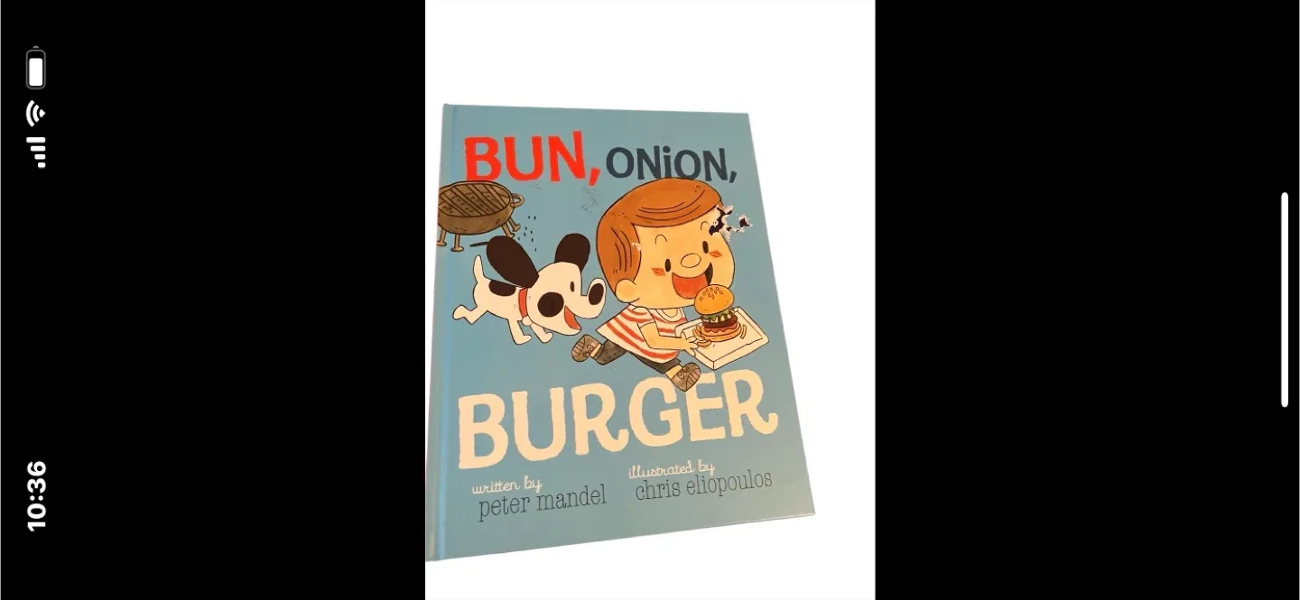 Bun, Onion, Burger Book by Peter Mandel