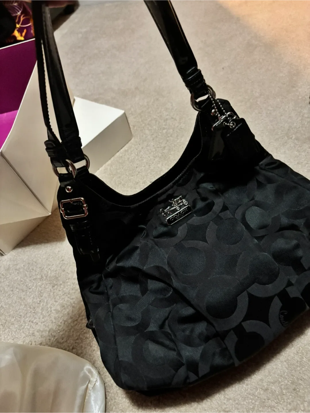 Coach Black Hobo Bag