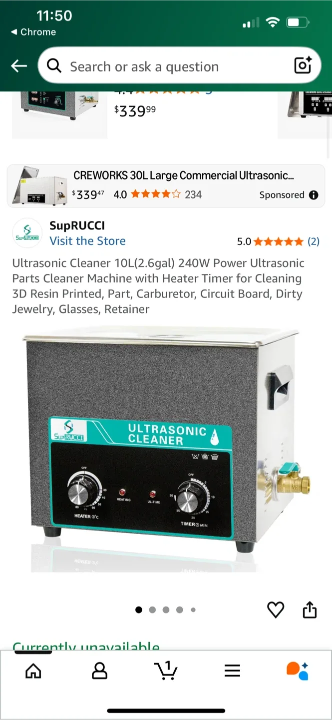 SupRucci Ultrasonic Cleaner image indicator(3)
