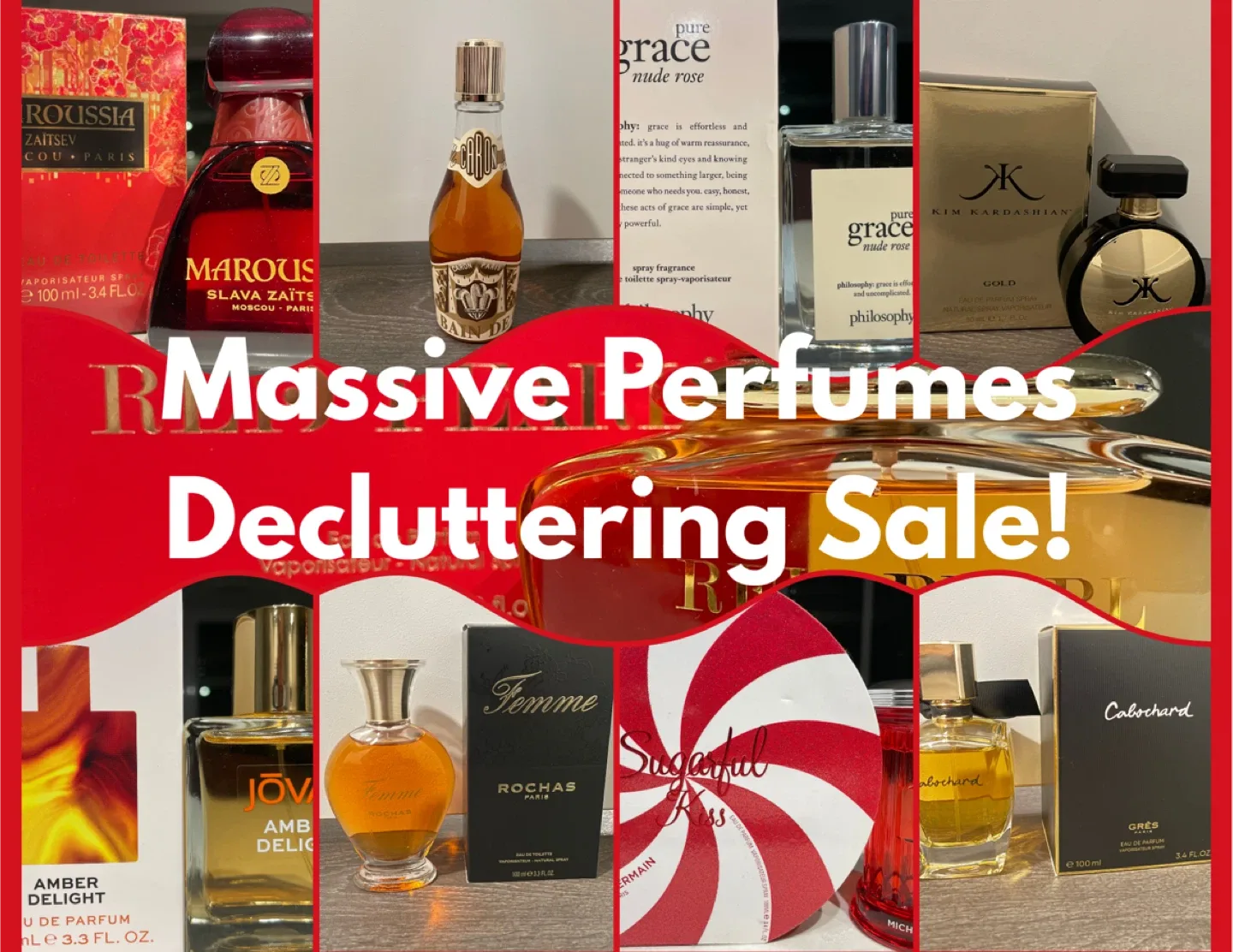 Massive Perfume Decluttering Sale!