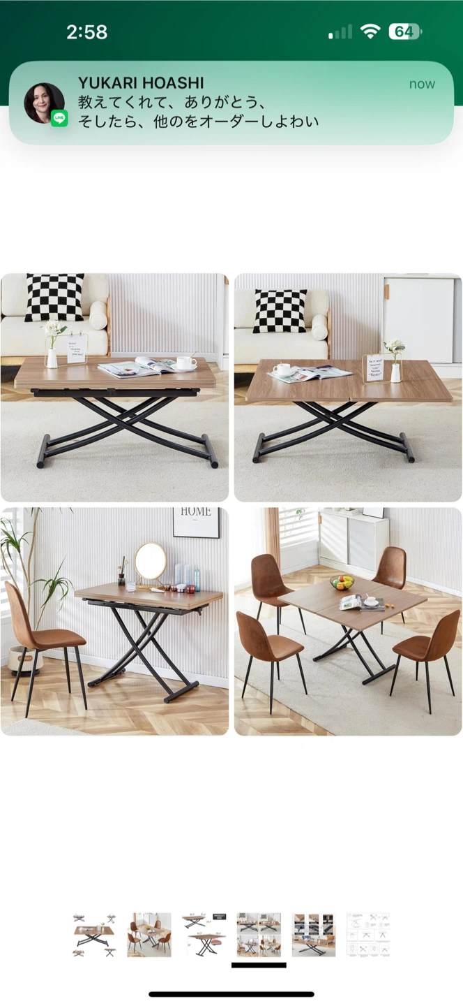 Convertible Coffee/Dining Table - Excellent condition! - photo 4