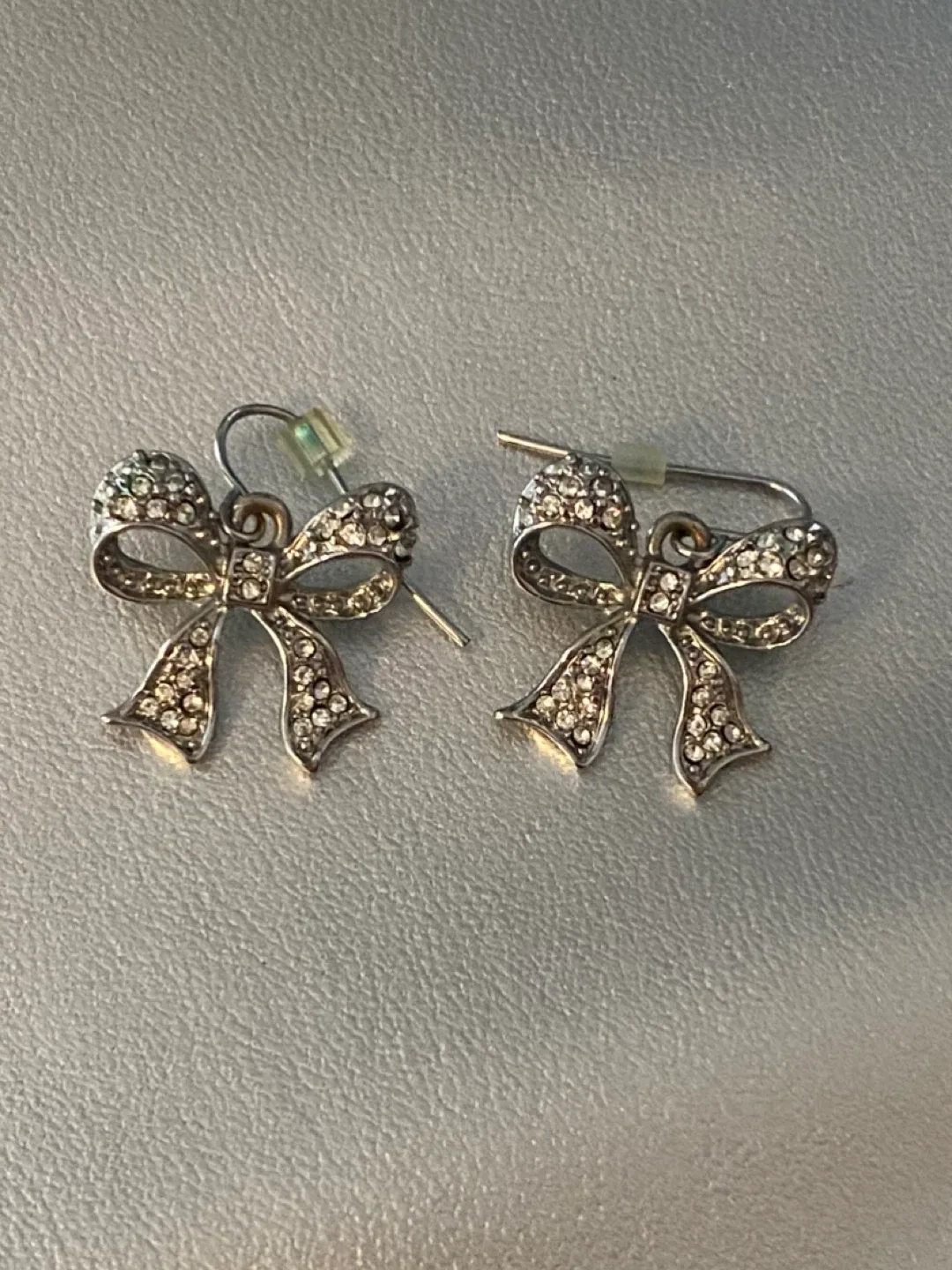 Sterling Silver Christmas Bow Earrings! image indicator(7)