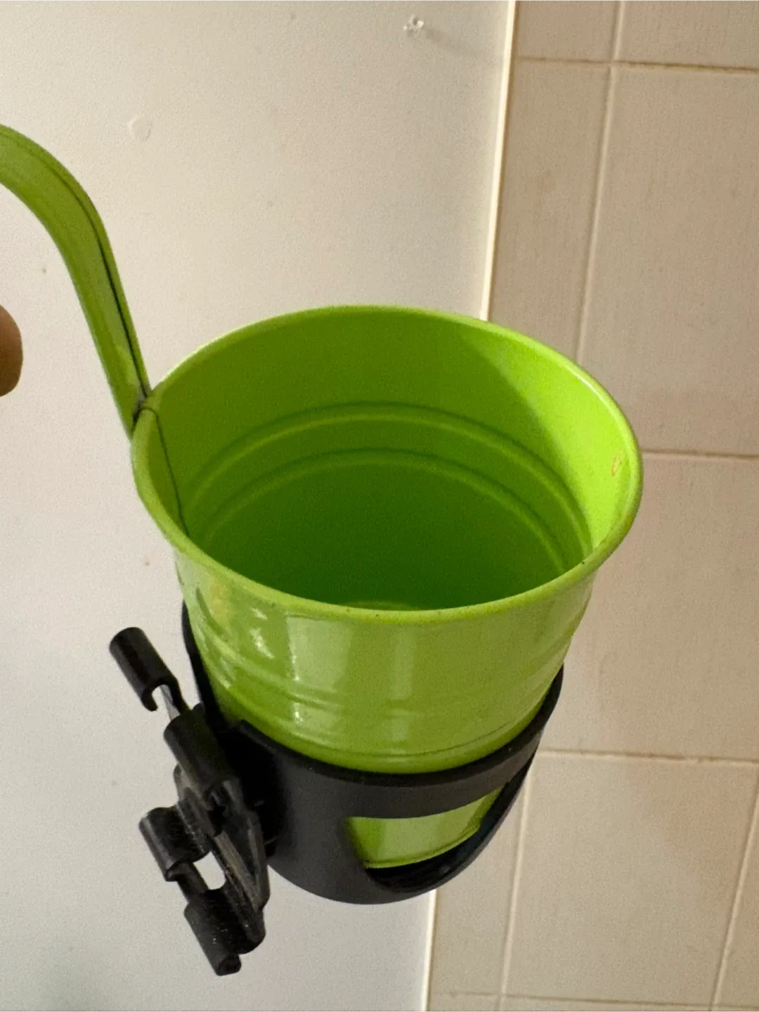 Green & Black Hanging Planter Bucket image indicator(2)