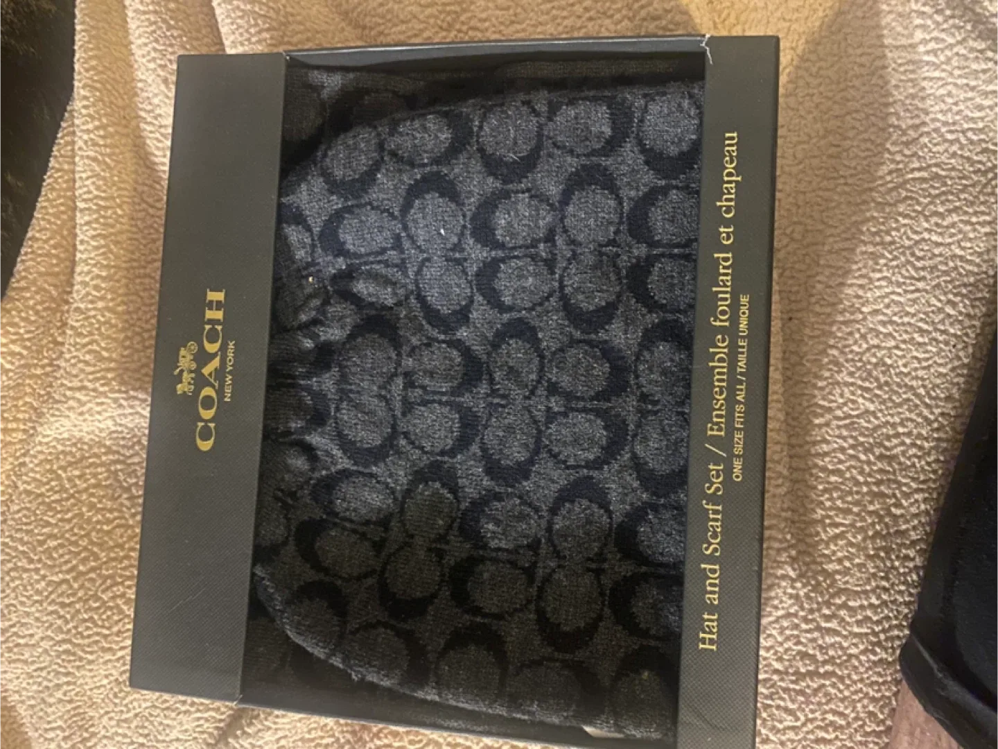 Coach Hat and Scarf Set - New in Box!