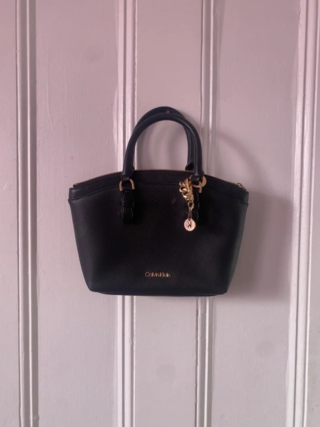 Calvin Klein Black Dome Satchel image indicator(2)
