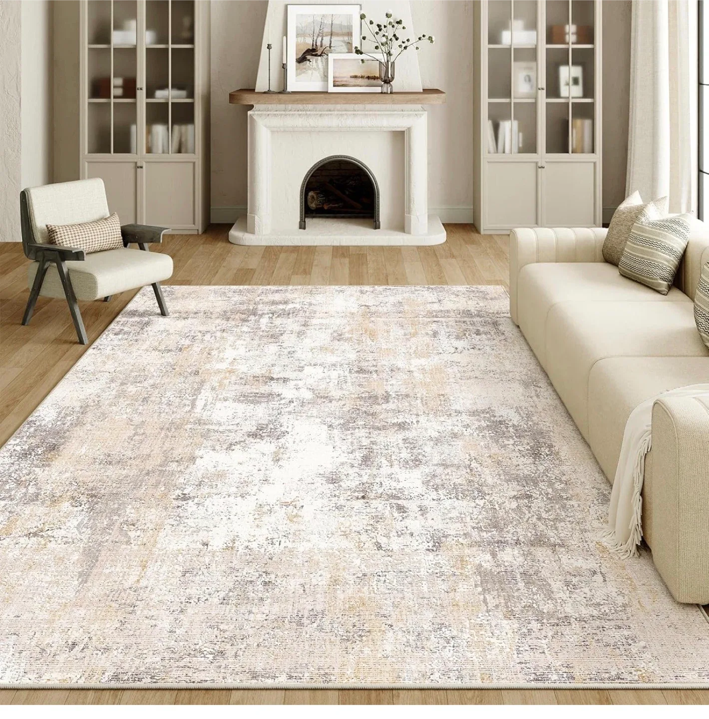 Beige Area Rug - Light Reference image indicator(2)