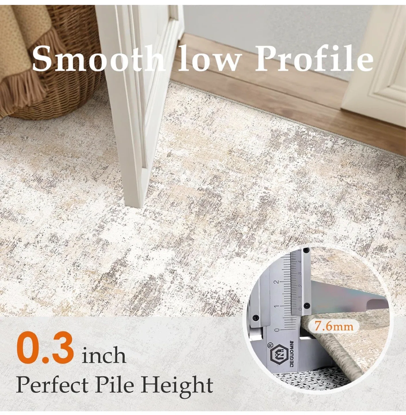 Beige Area Rug - Light Reference image indicator(3)