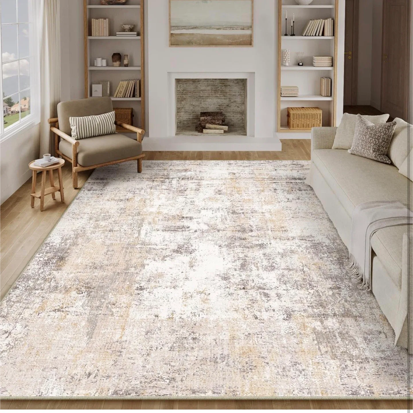 Beige Area Rug - Light Reference image indicator(7)