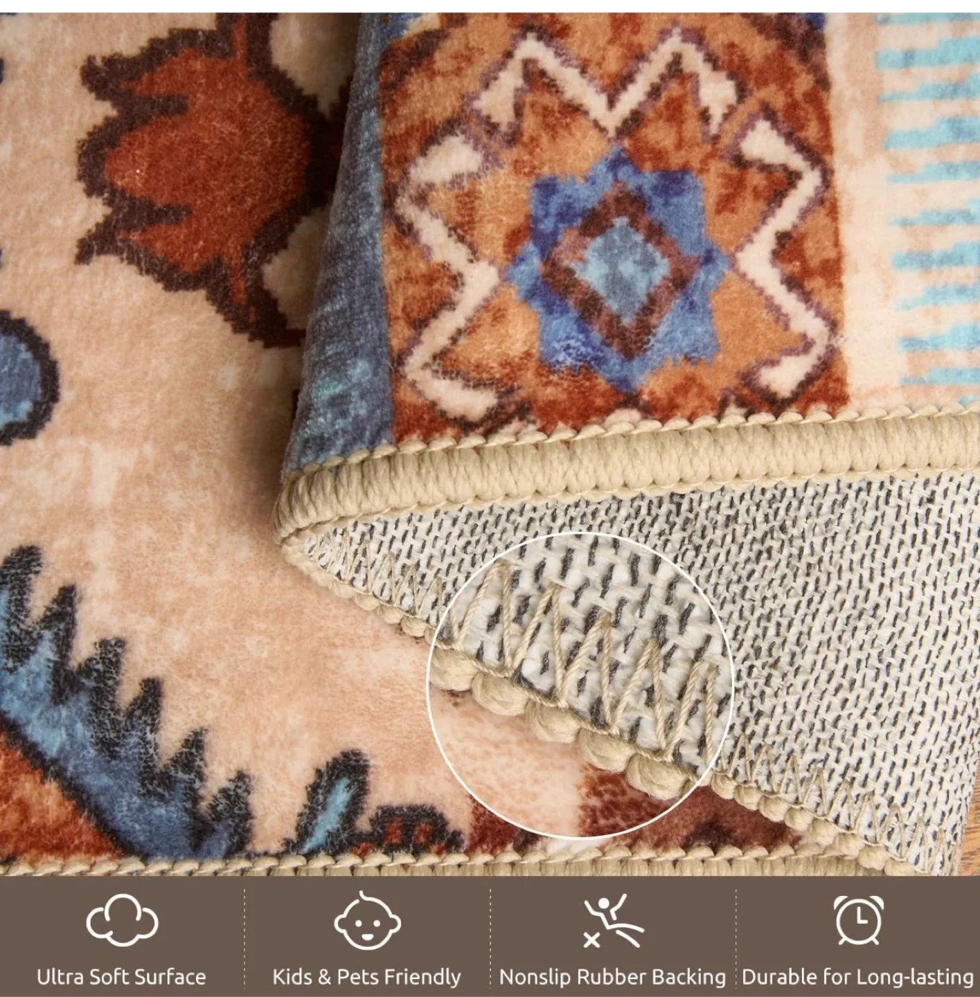 Bohemian Style Area Rug image indicator(6)