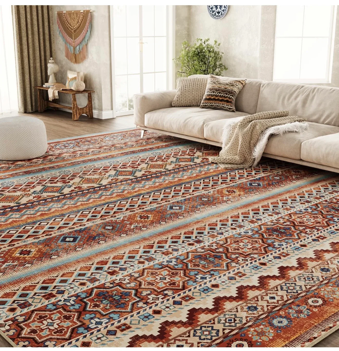 Bohemian Style Area Rug
