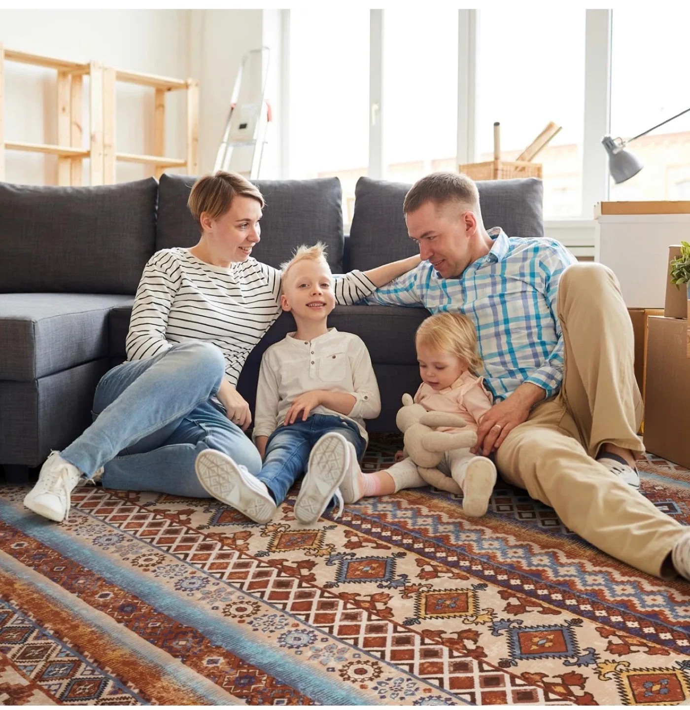 Bohemian Style Area Rug image indicator(7)