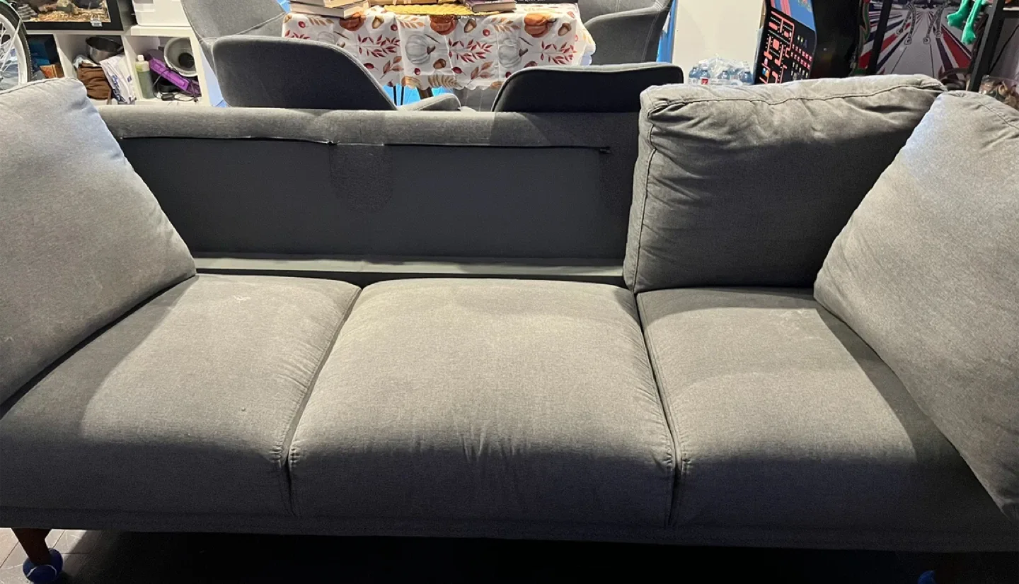 Structure 3 seat grey couch for sale image indicator(3)