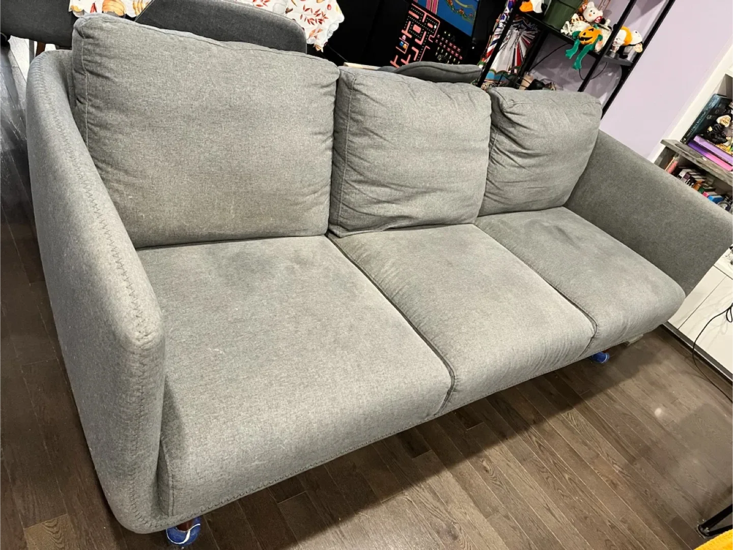 Structure 3 seat grey couch for sale image indicator(2)