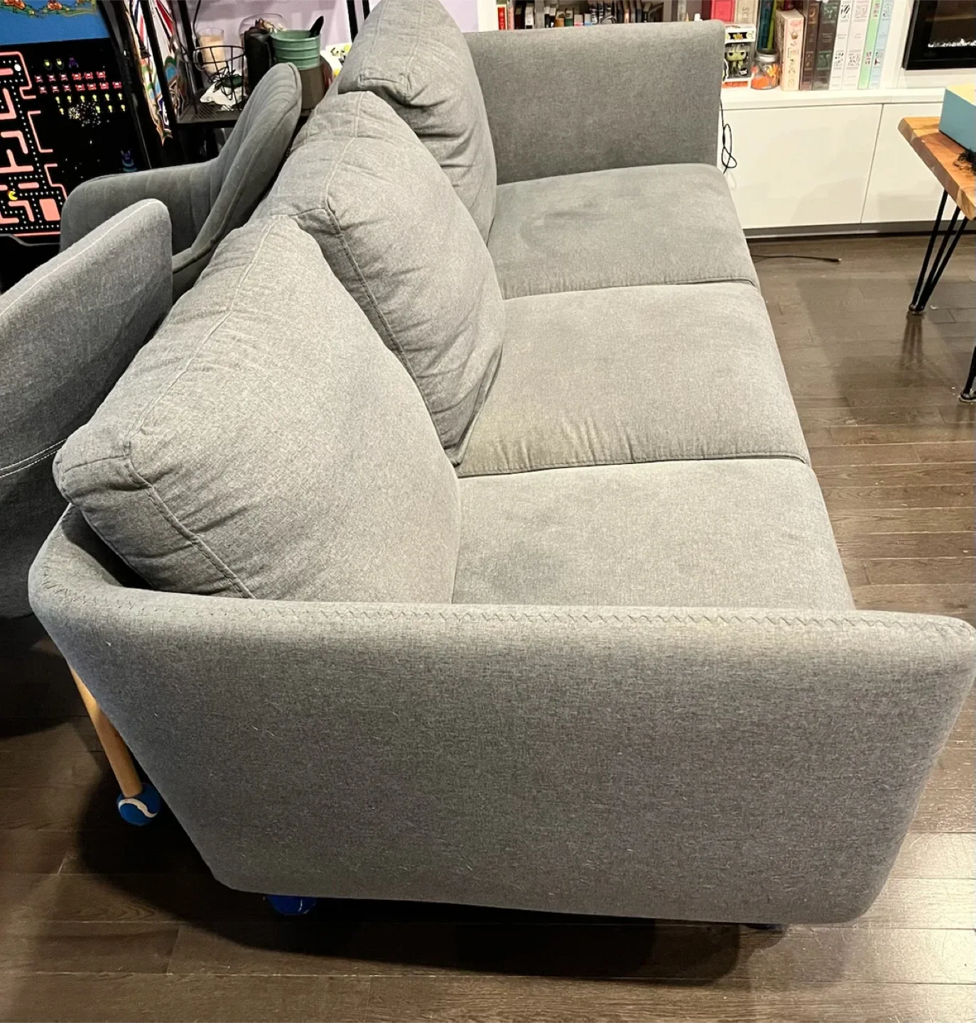 Structure 3 seat grey couch for sale image indicator(4)