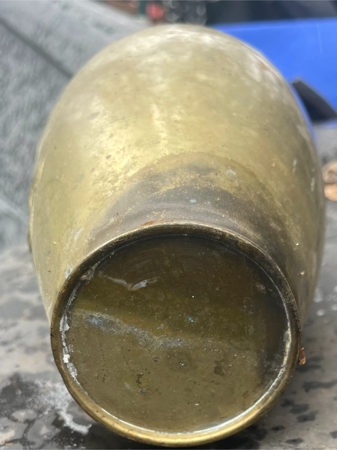 Vintage Brass Vase with Dragon Design - photo 3