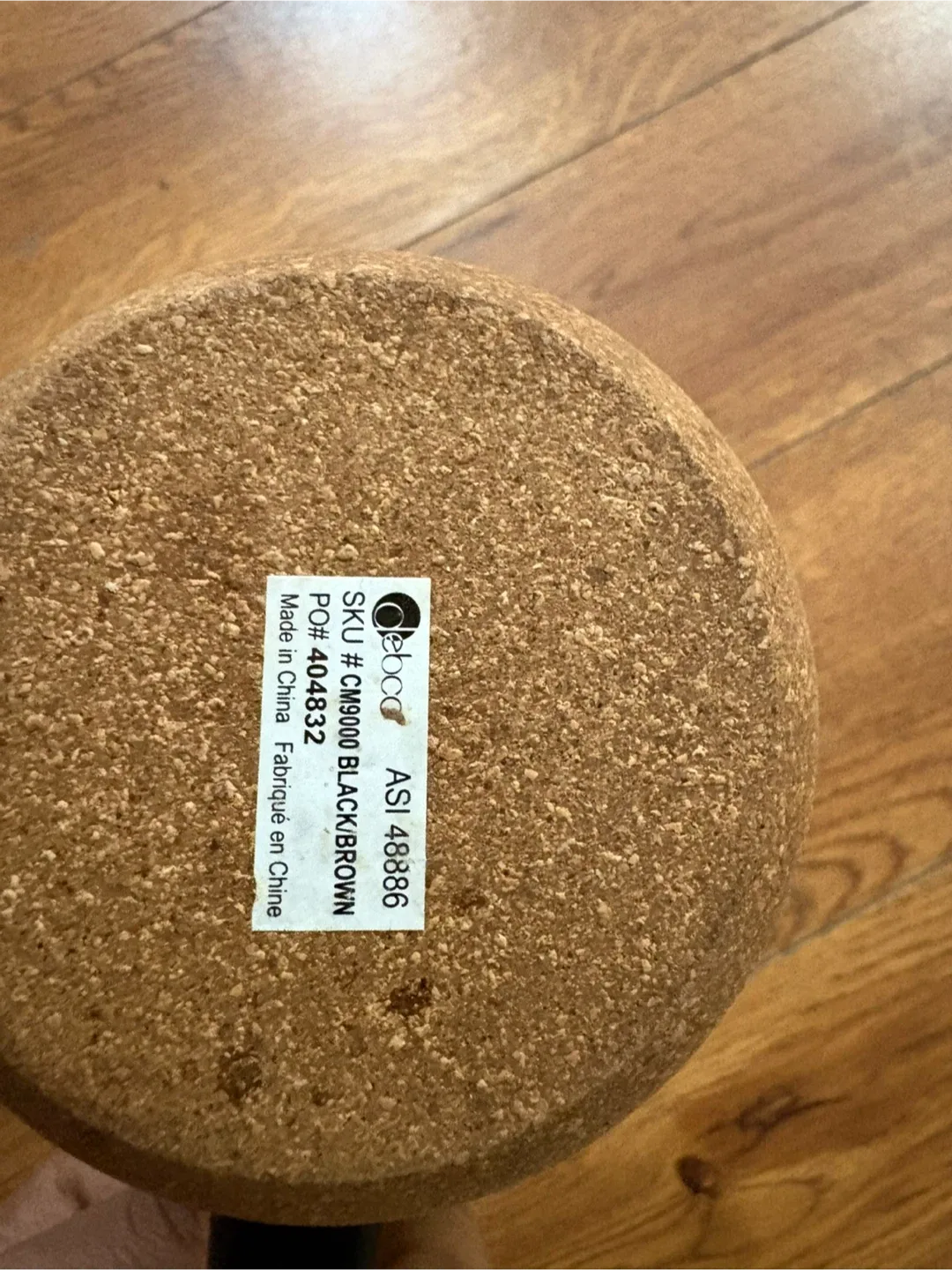 Black Mug with Cork Bottom image indicator(4)