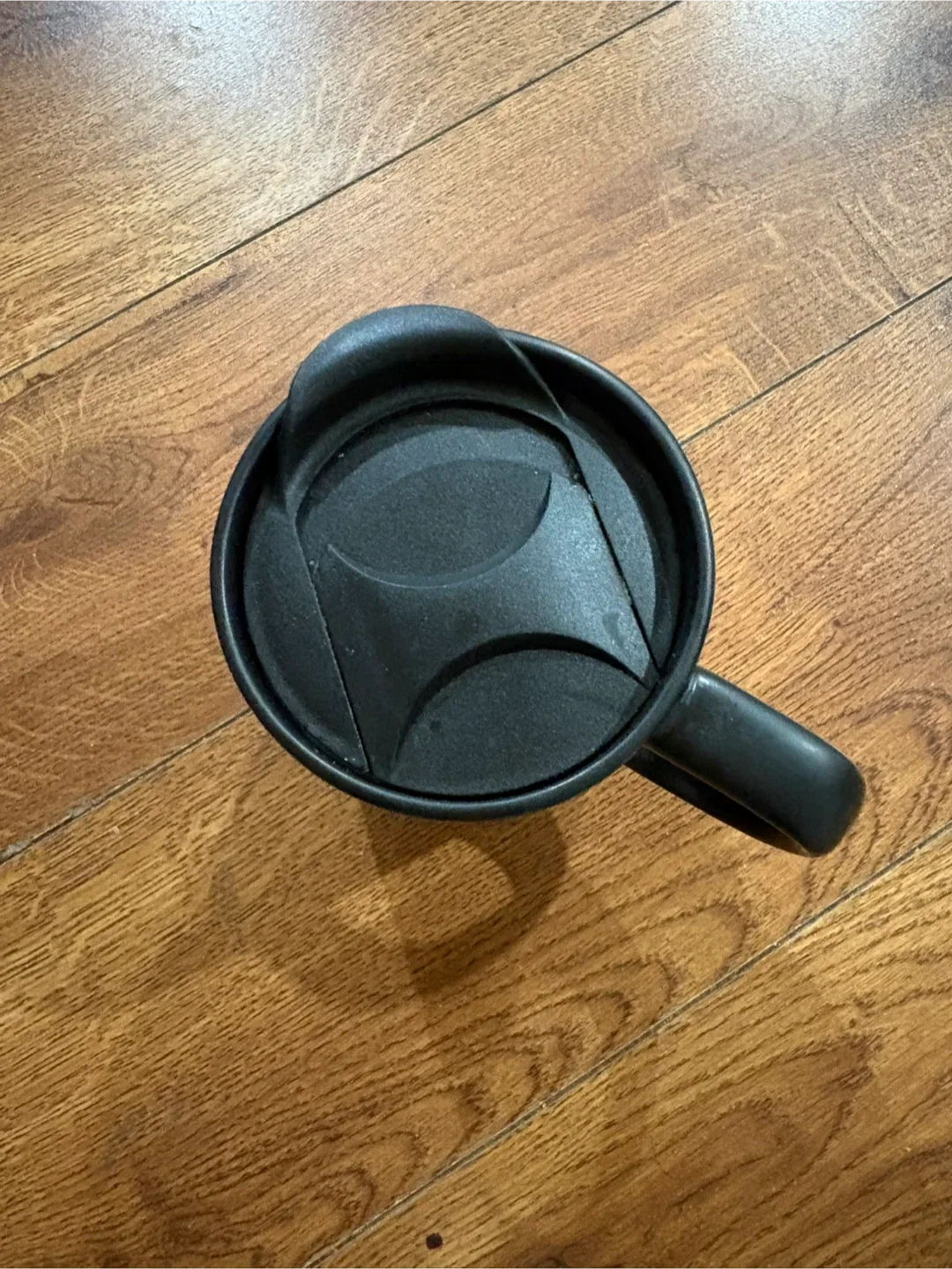 Black Mug with Cork Bottom