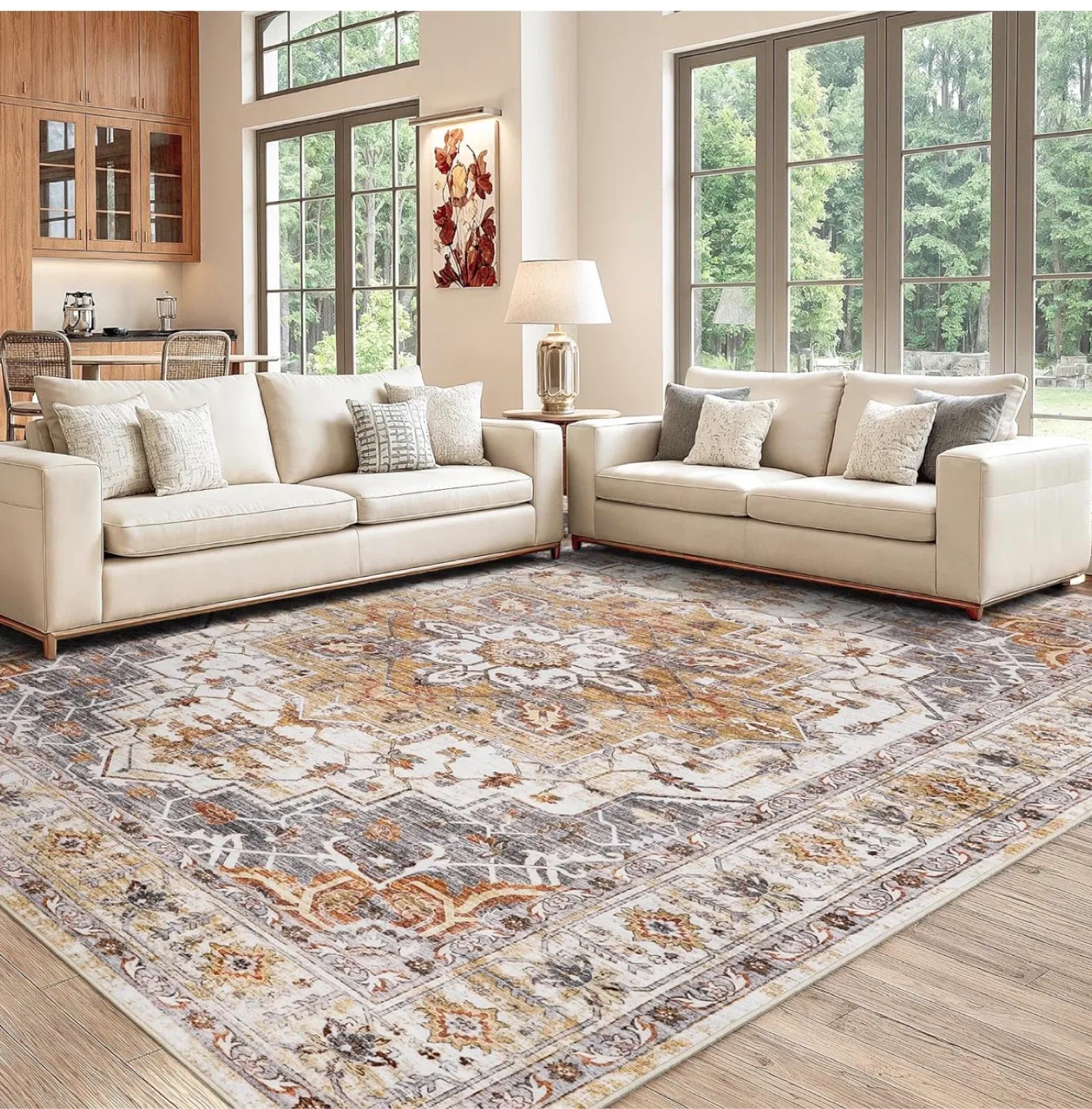 Machine Washable Area Rug