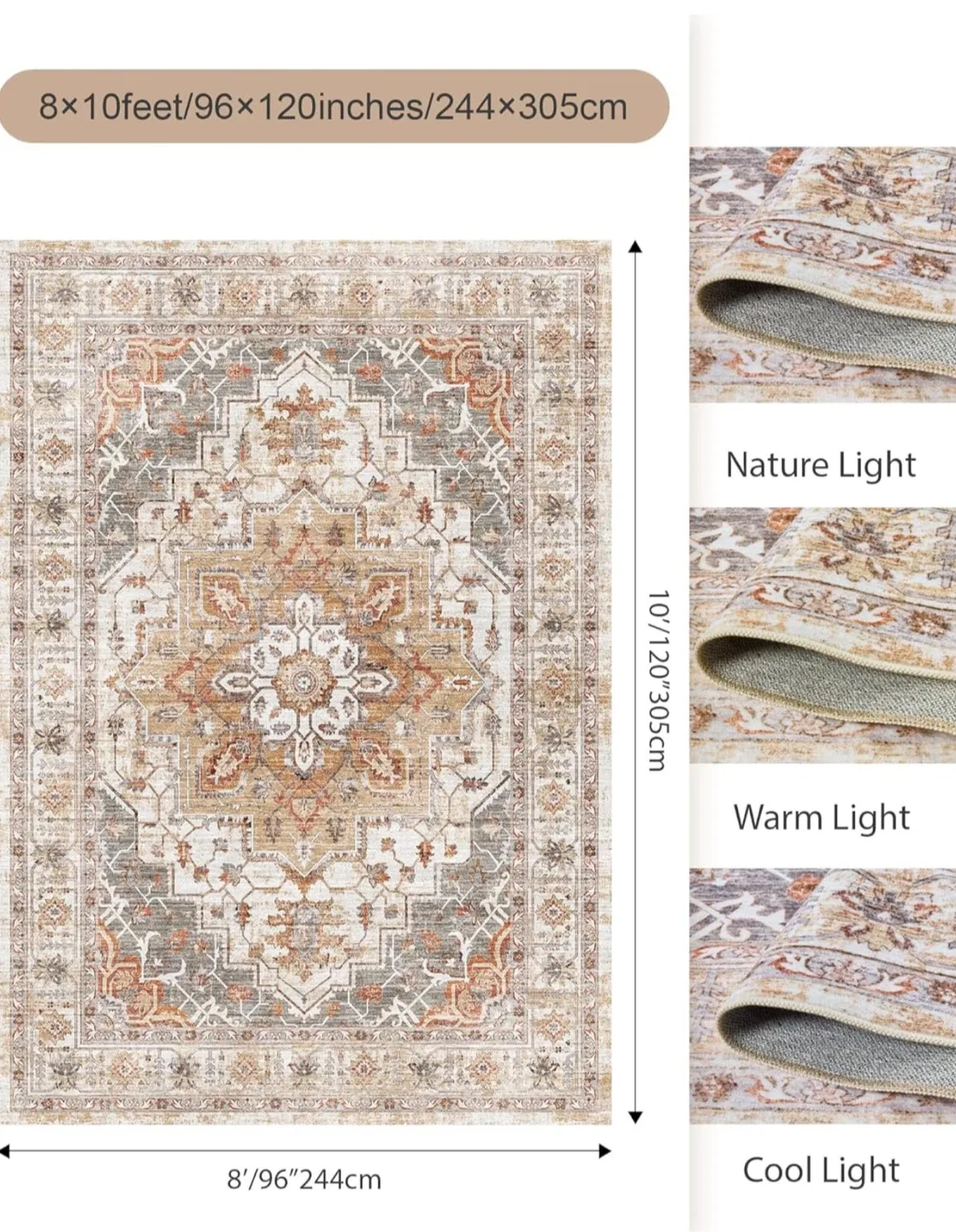 Machine Washable Area Rug image indicator(9)