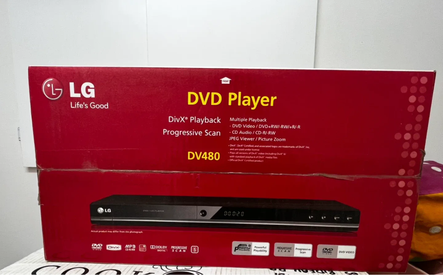 LG DV480 DVD Player - brandNew!