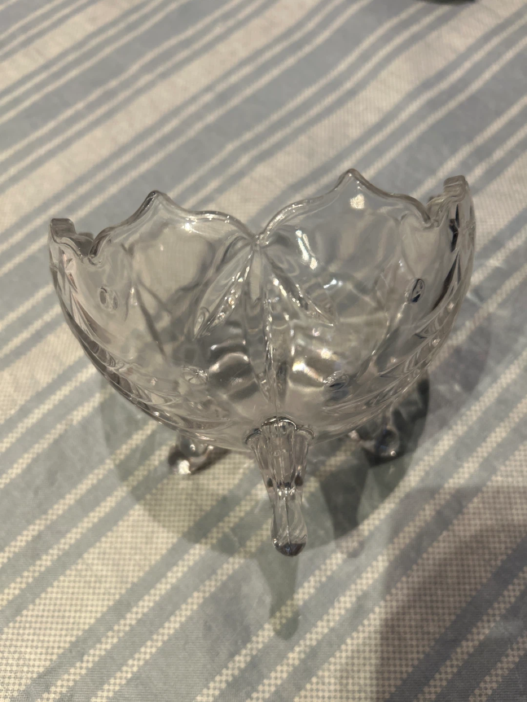 Vintage Clear Glass Candy Dish - photo 3