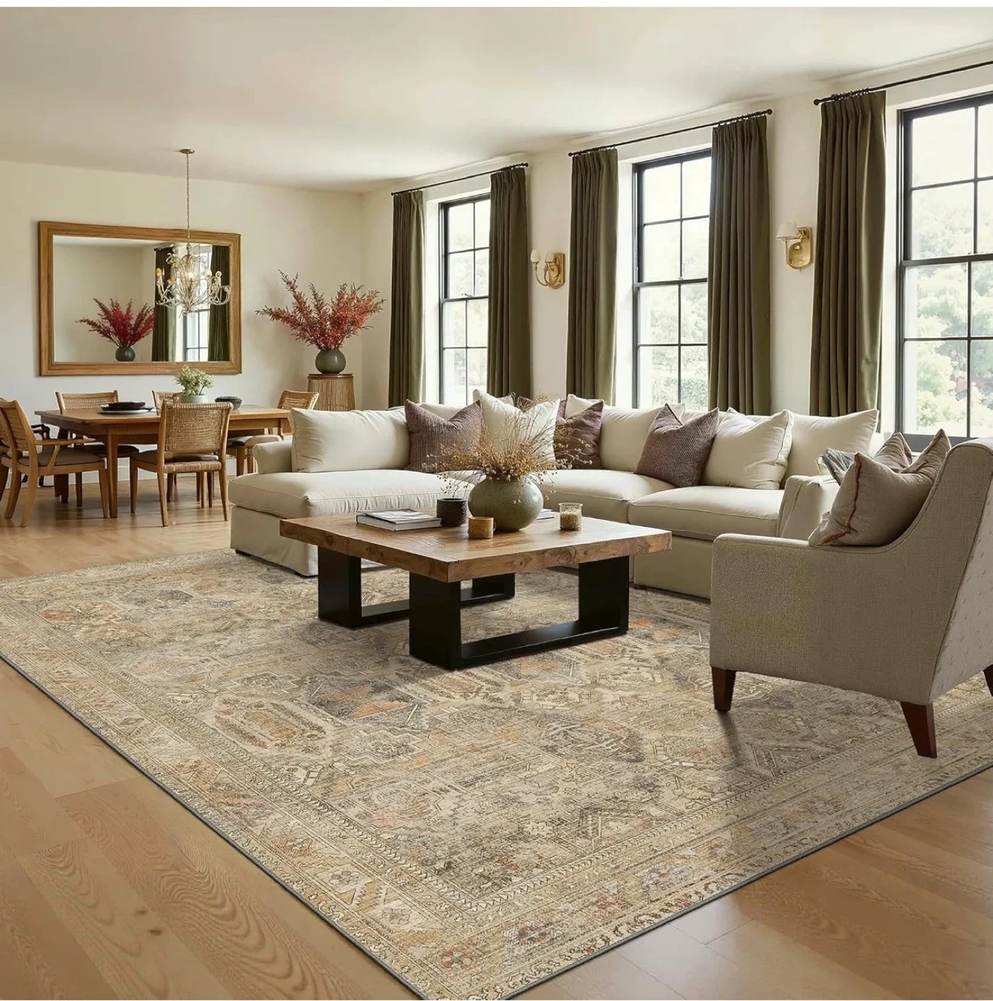 Area Rug - Neutral Pattern