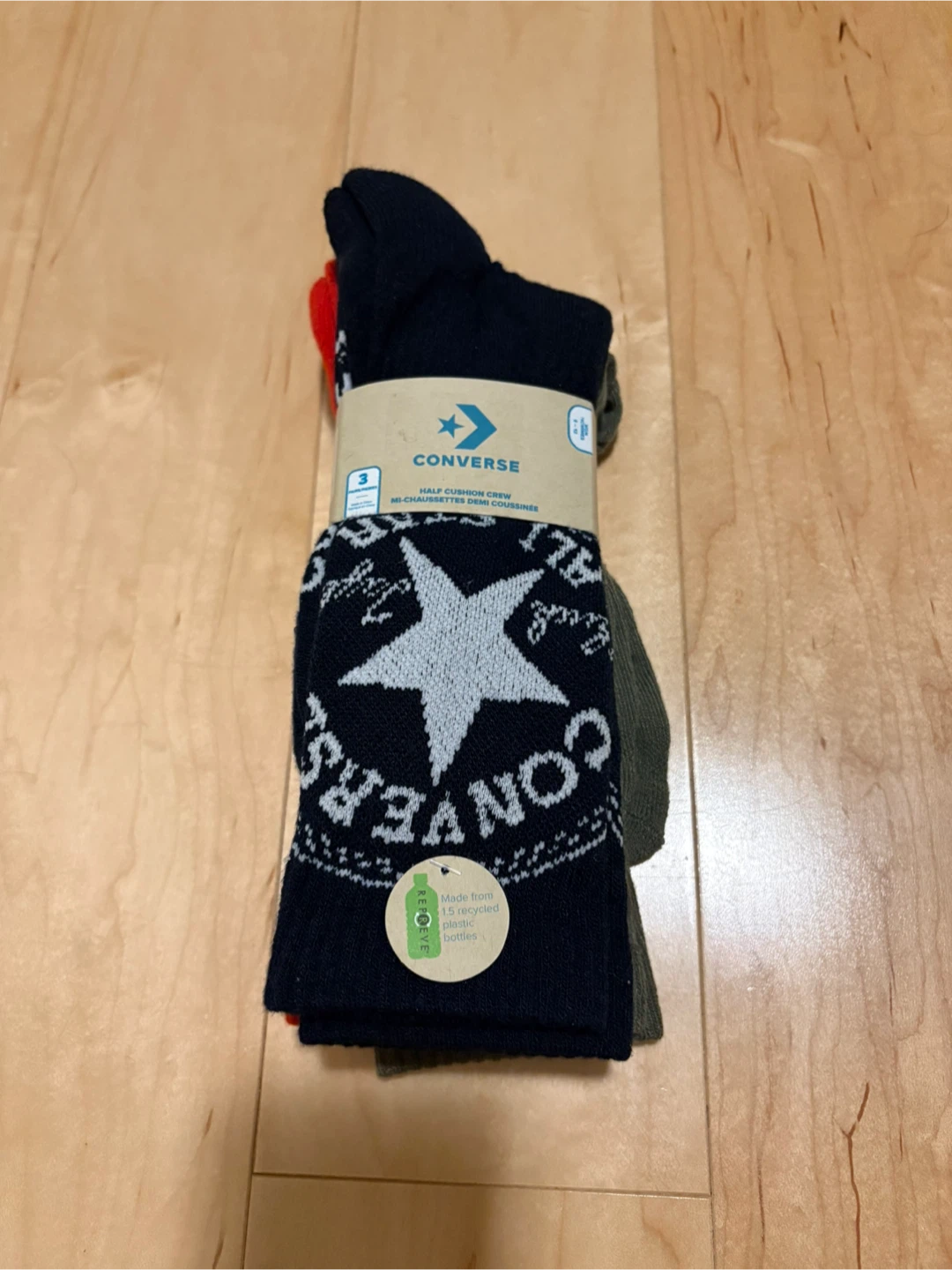 Converse Half Cushion Crew Socks - 3 Pack