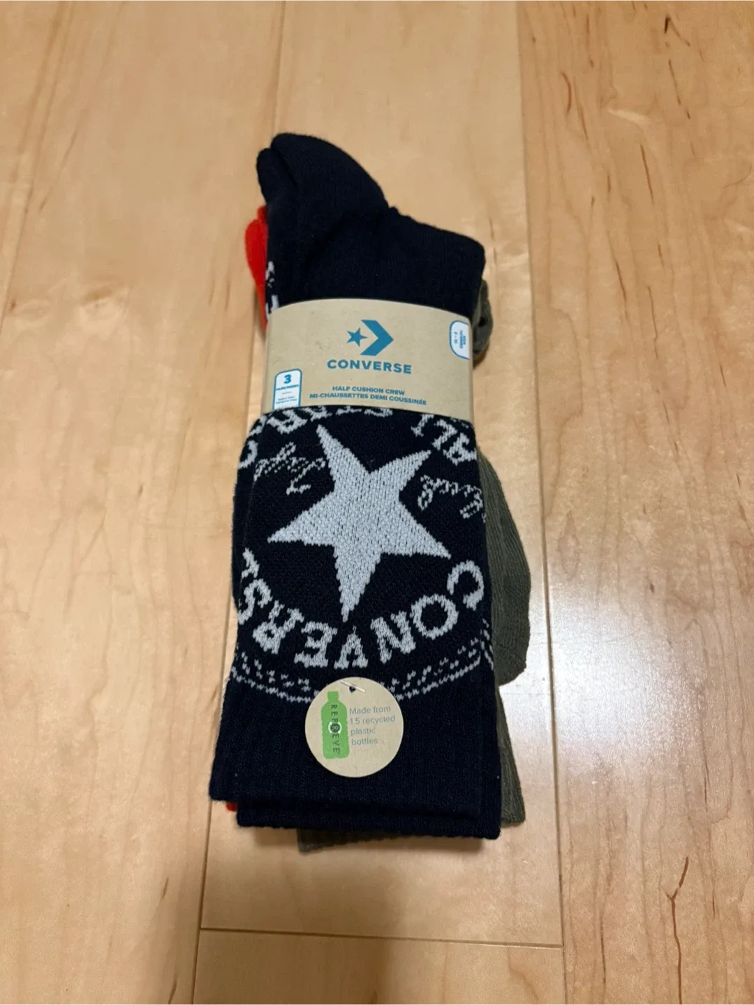 Converse Half Cushion Crew Socks - 3 Pack