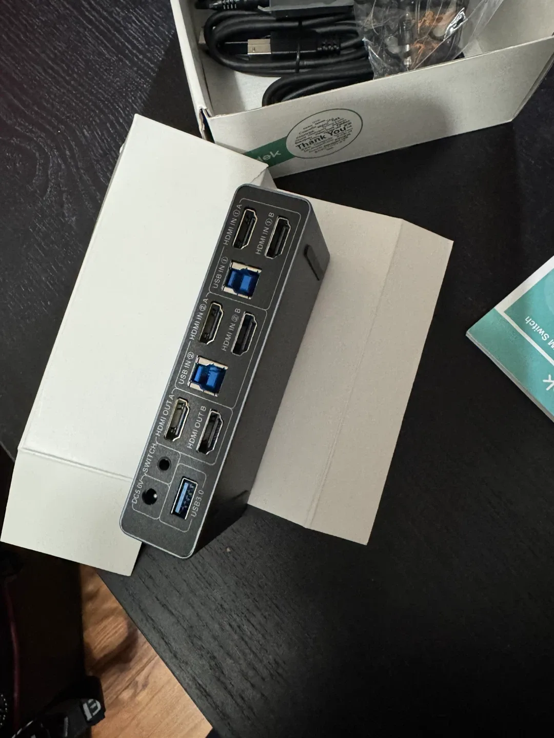 Suidek HDMI KVM Switch Dual Console New image indicator(2)