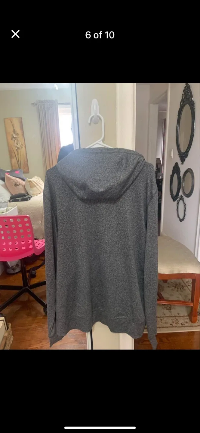 Roots Gray Full Zip Hoodie - Size LG image indicator(4)