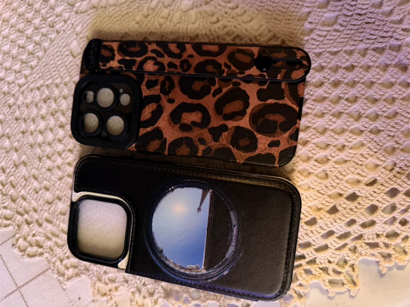 Two iPhone 16 Pro Cases & Privacy Screen Protectors