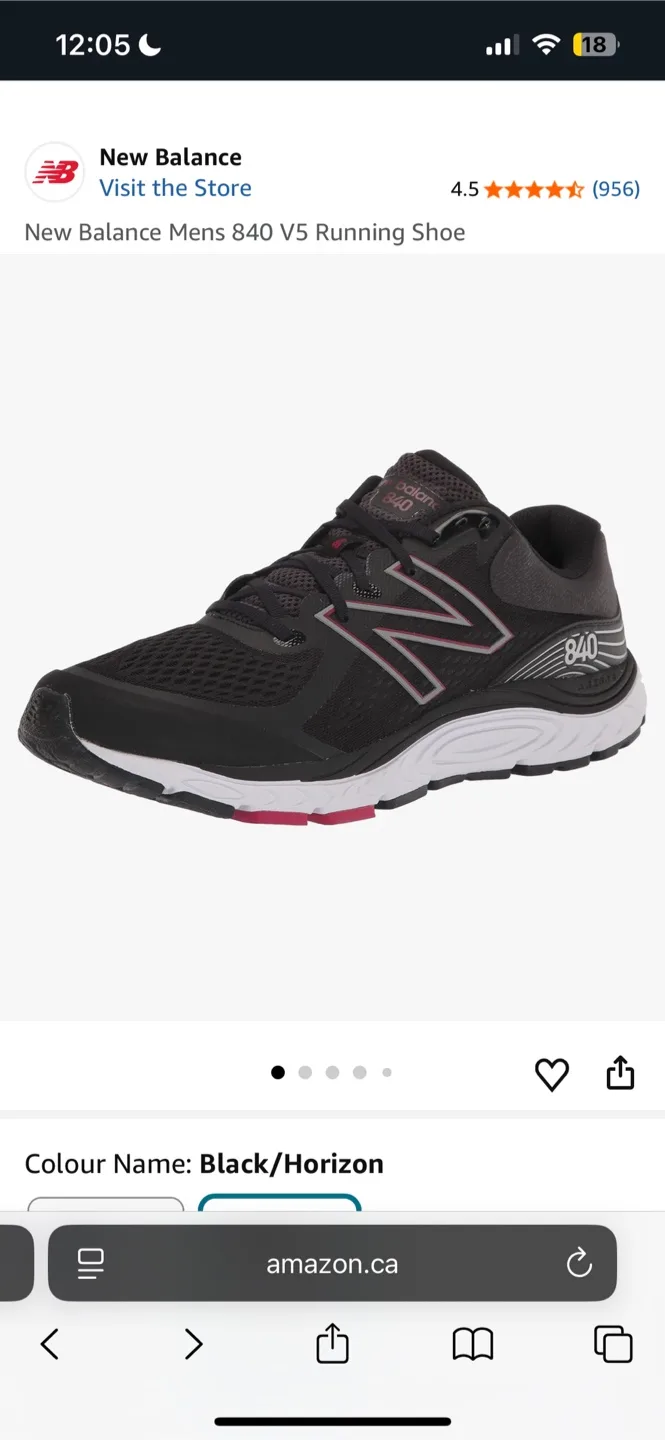New Balance 840 V5 Running Shoes - Size 10