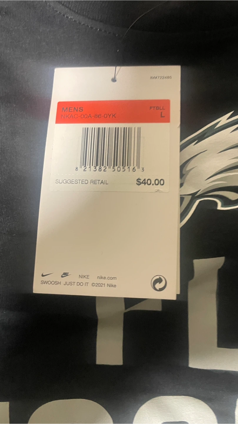 New Nike Philadelphia Eagles T-Shirt - Size L - photo 3