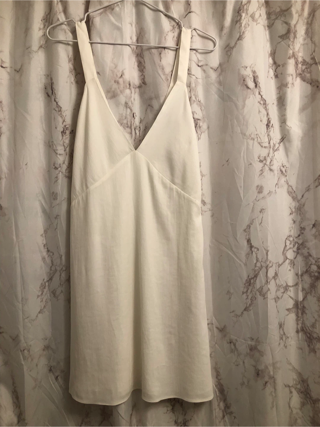 Zara White Mini Dress - Size S