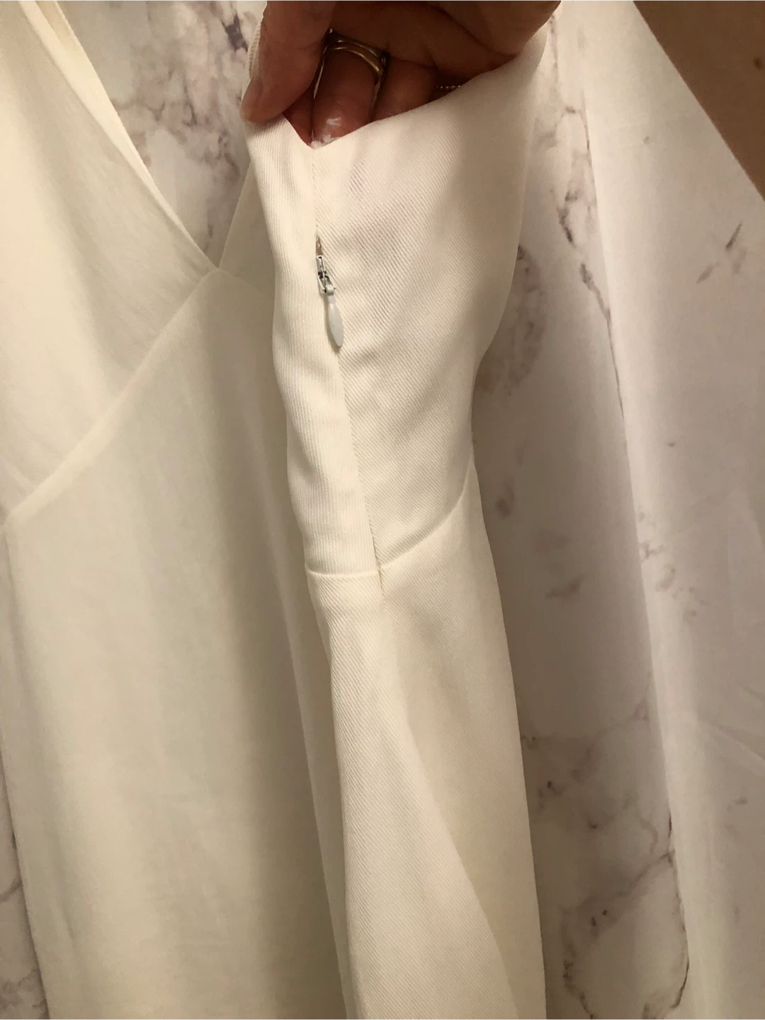 Zara White Mini Dress - Size S - photo 4
