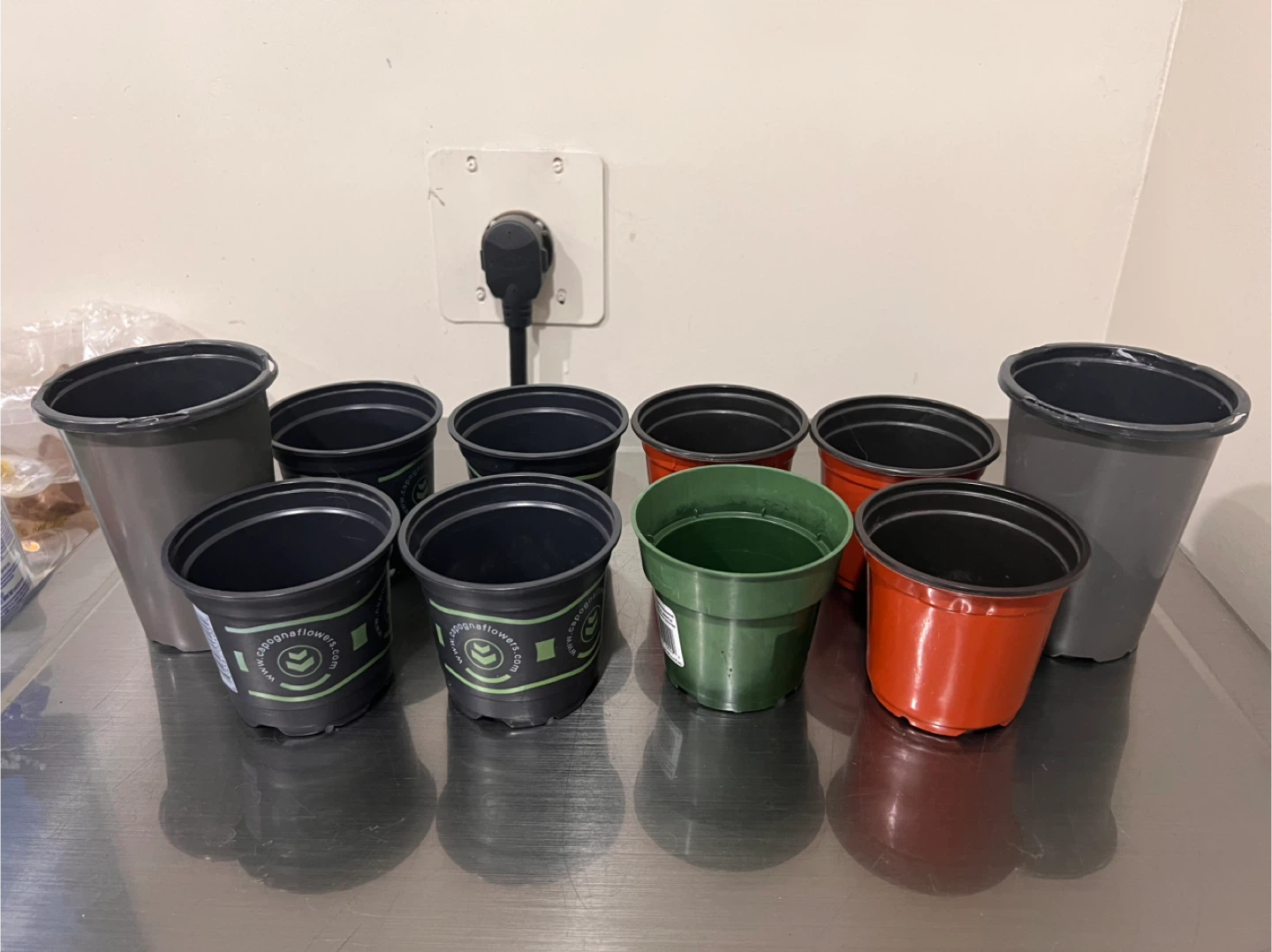 4 inch seeder pots 50 cents each