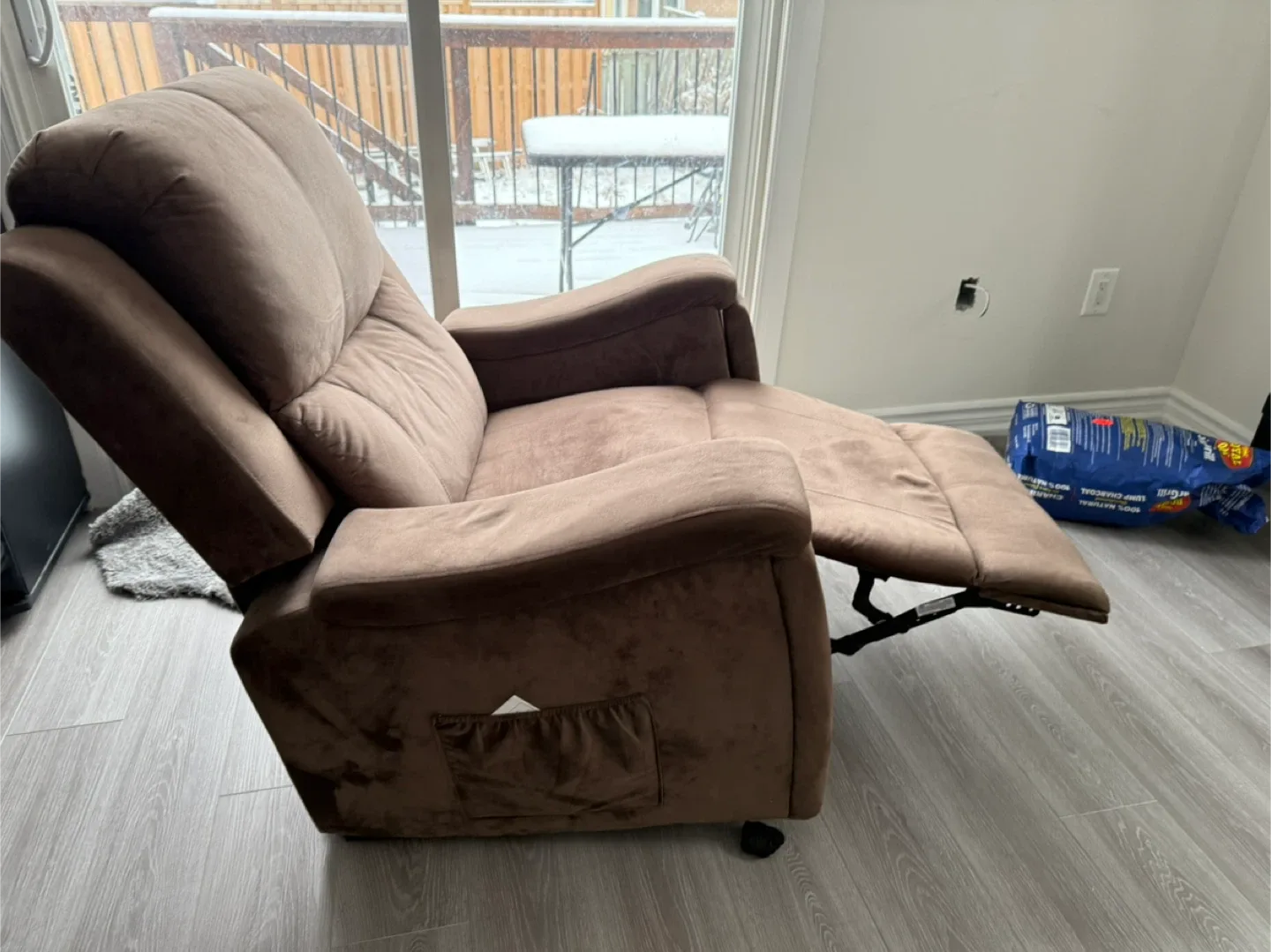Light Brown Recliner Chair