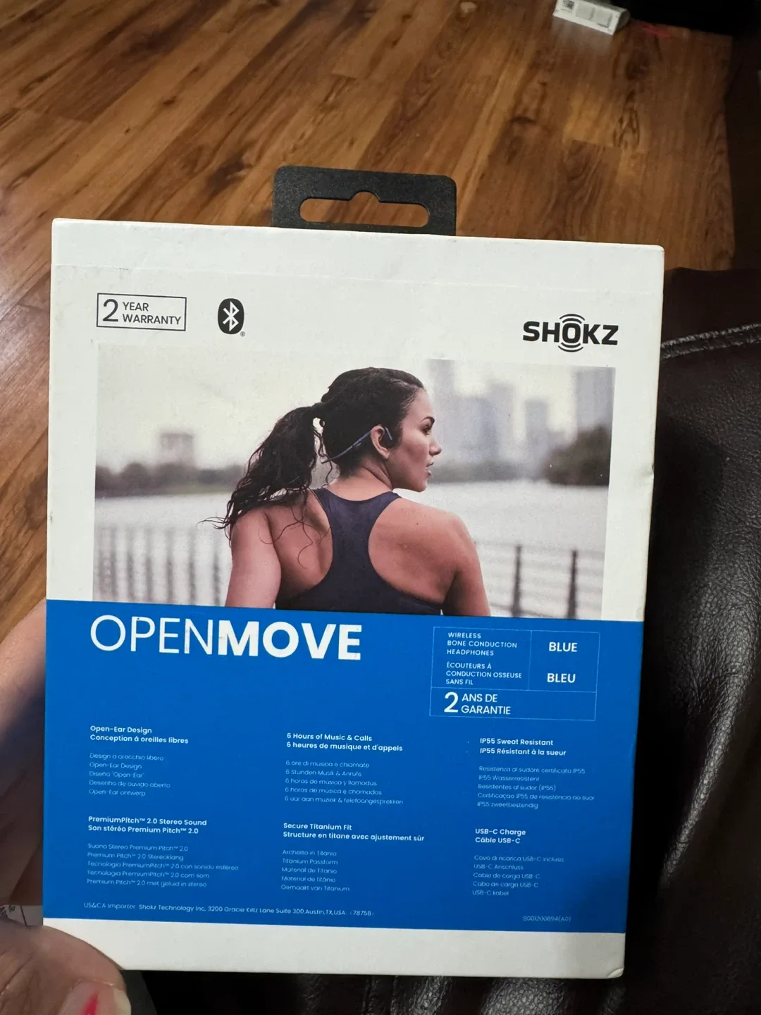 Shokz OpenMove Wireless Bone Conduction Headphones - Grey image indicator(5)