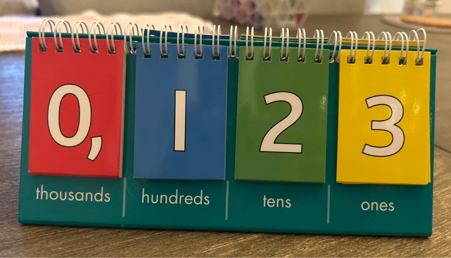 Learning Can Be Fun Place Value Flip Chart