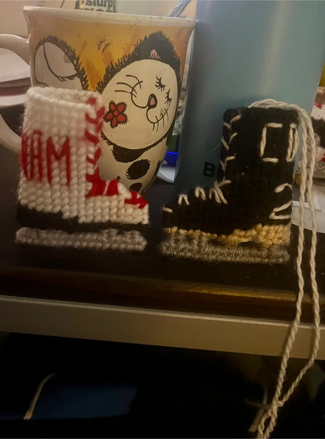 Handmade Miniature Hockey Skates