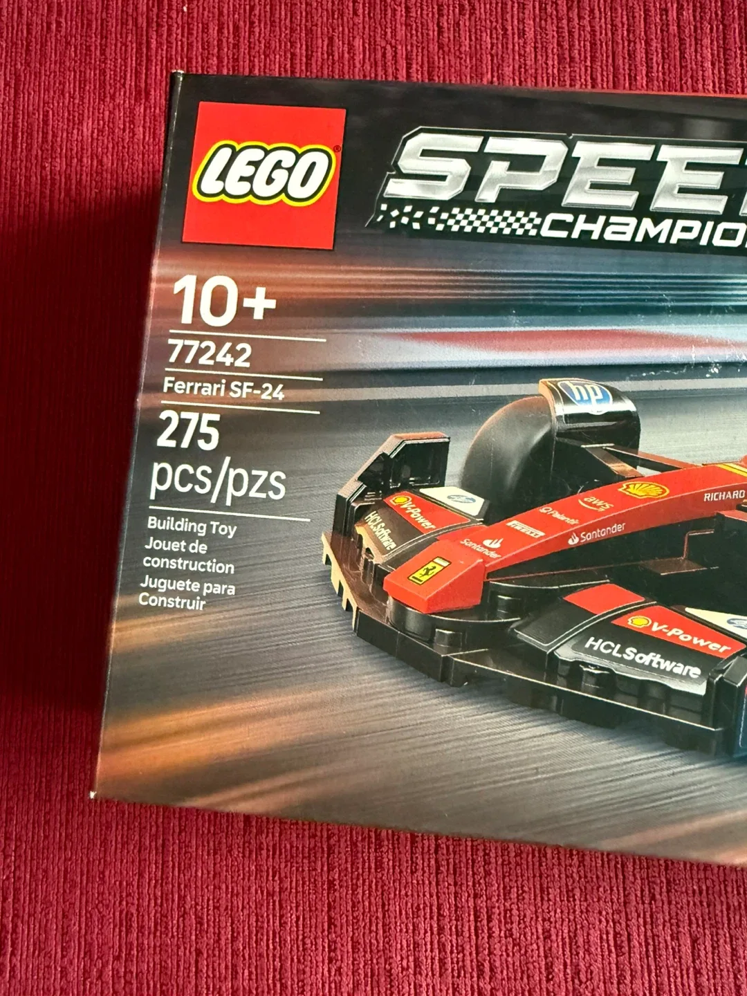 Lego Speed Champions Ferrari SF-24 F1® Race Car 77242 image indicator(4)