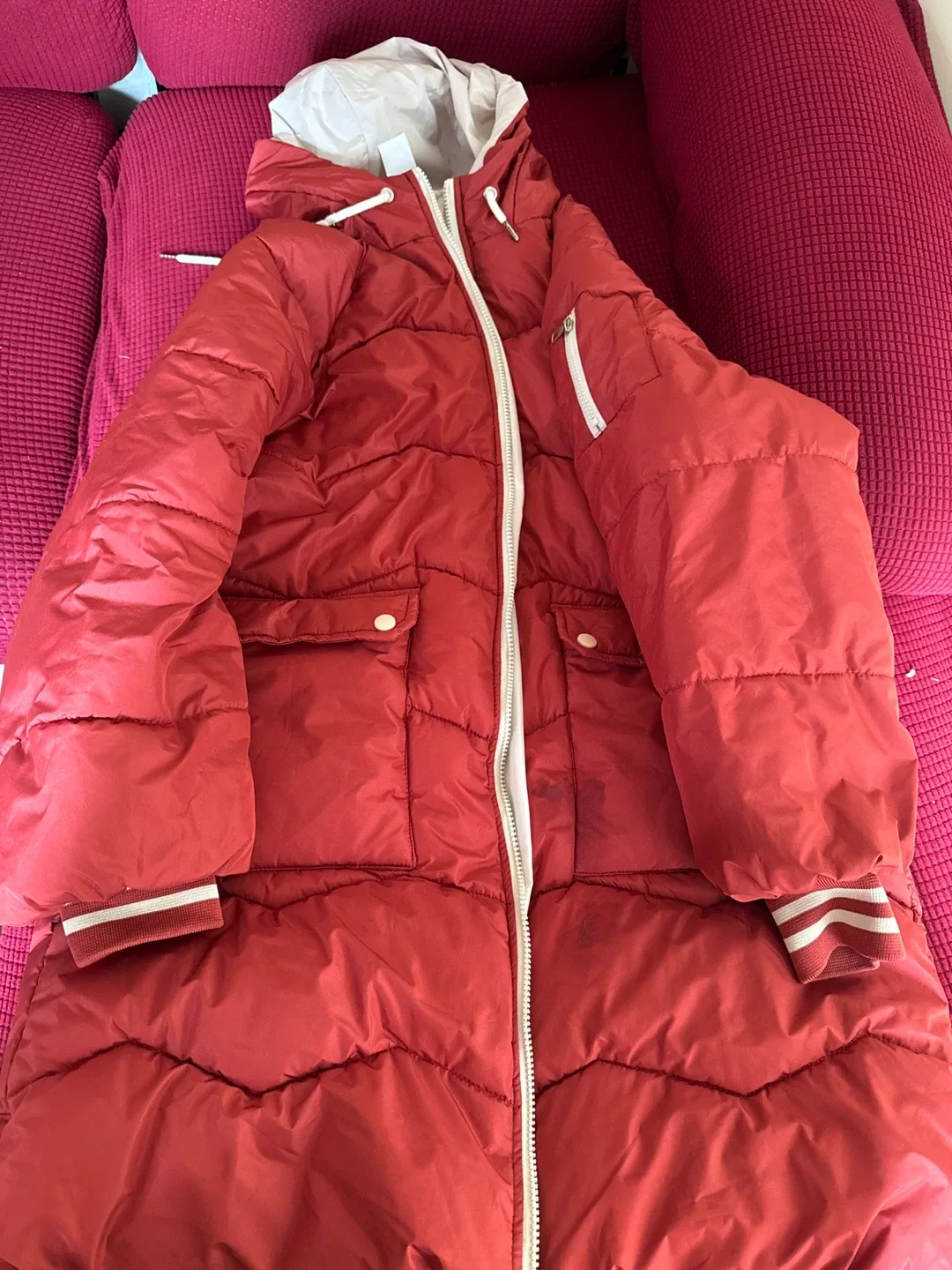 Red Puffer Jacket