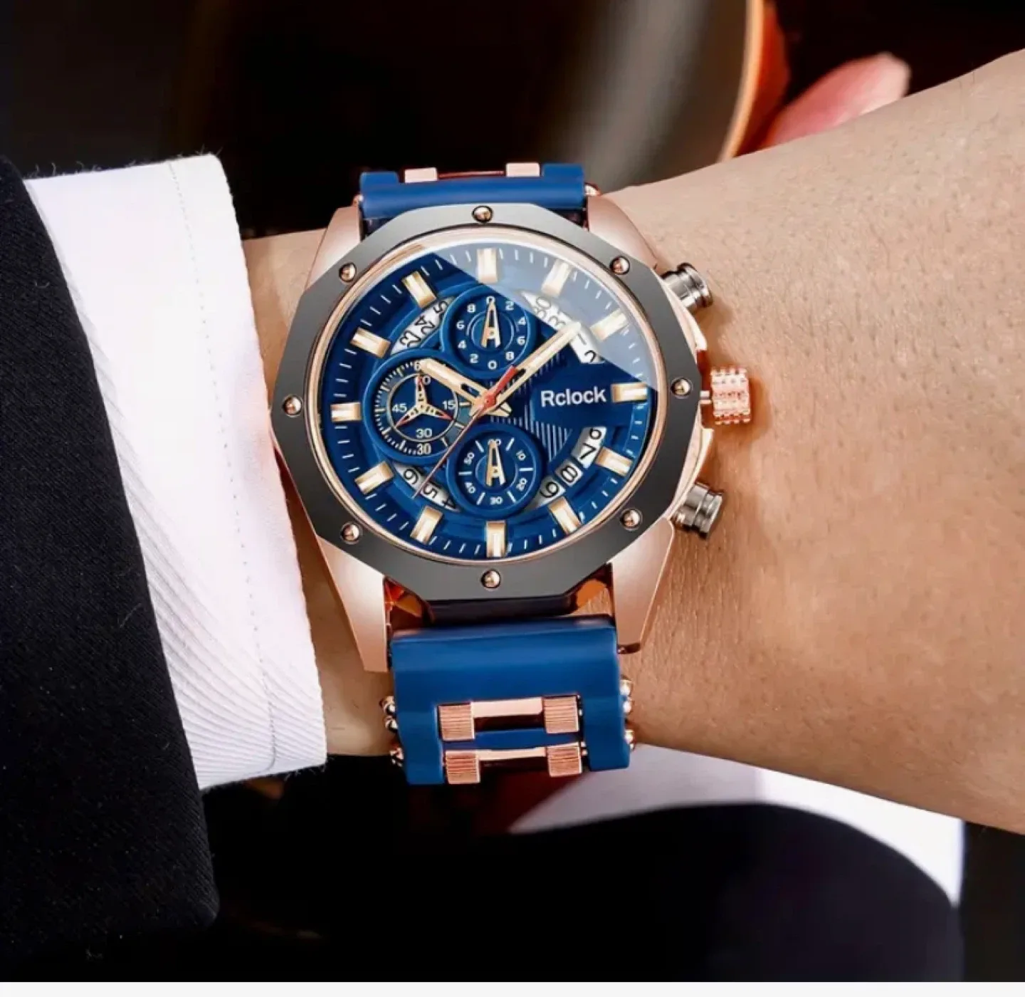 Rclock Blue Men's Watch