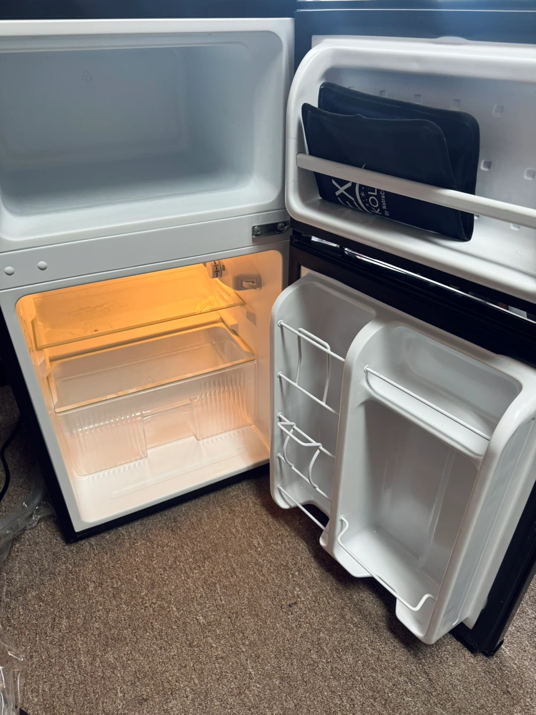 Midea Double Door Mini Fridge - Black - photo 2