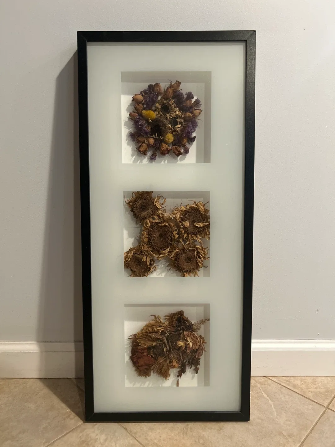 IKEA EKELUND Picture Frame with Dried Flowers