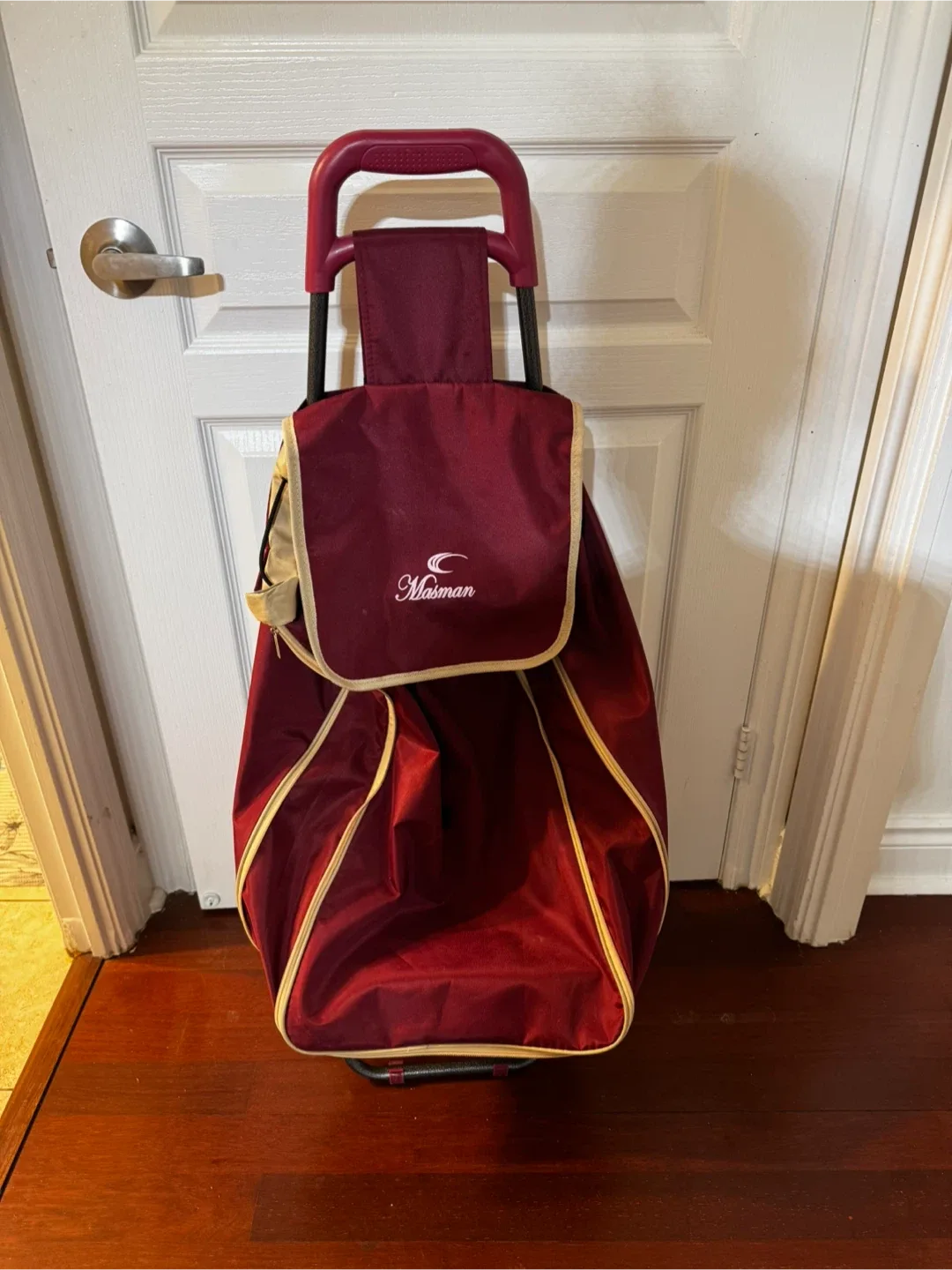 Maisman Burgundy Shopping Cart