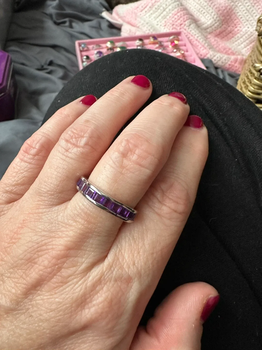 BNIB Amethyst Ring, Size 8 #Cleanout