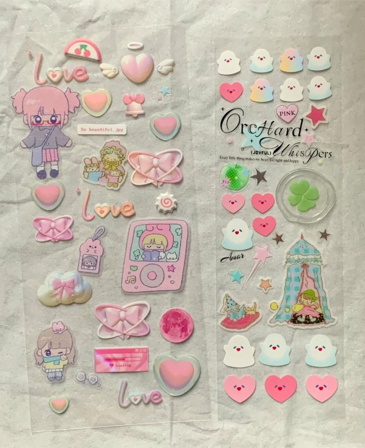 Cute Sticker sheets #Cleanout