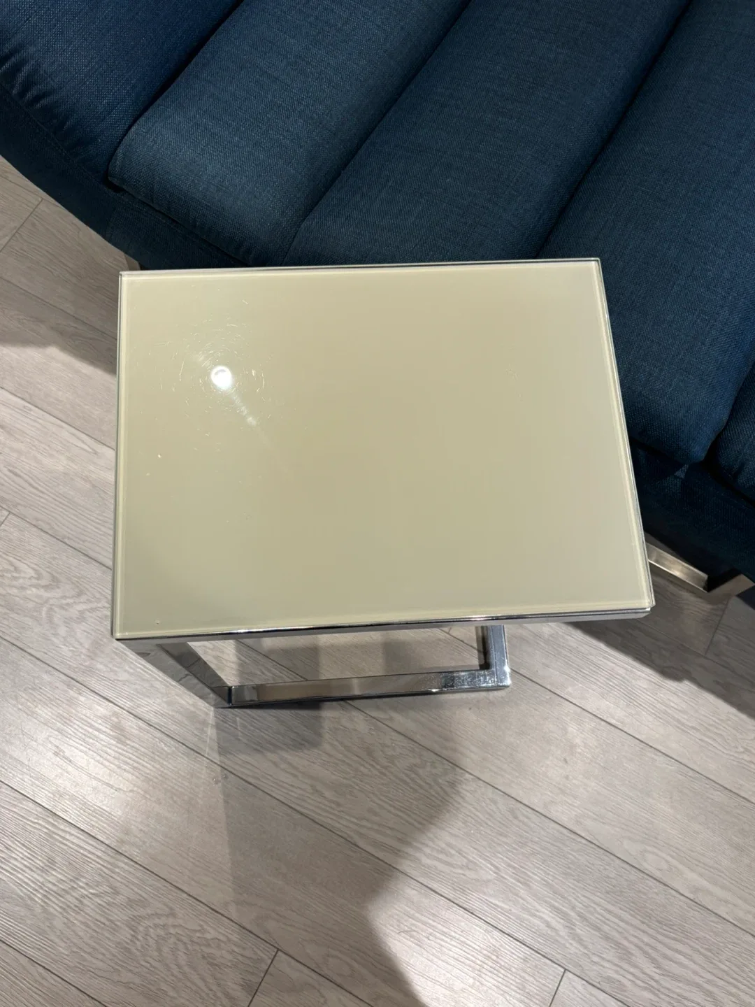 Chrome & Glass Side Table image indicator(5)