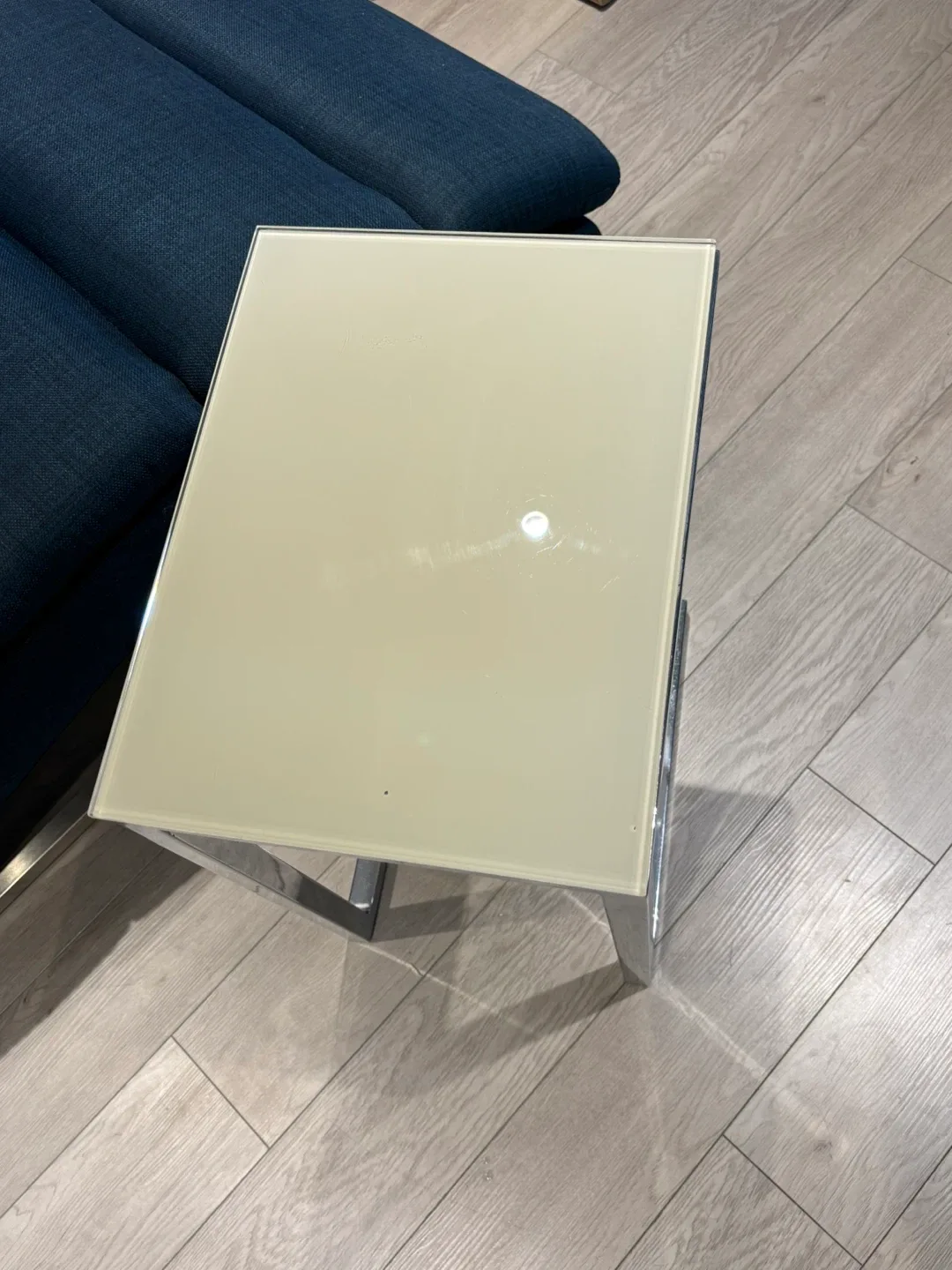 Chrome & Glass Side Table image indicator(3)